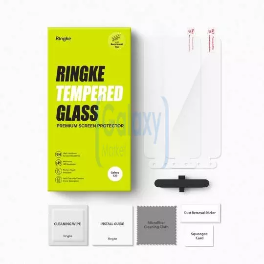 Захисне скло Ringke TG (2 шт. у комплекті) для Samsung Galaxy S23 Clear (Прозорий) Захисне скло Ringke TG (2 шт. у комплекті) для Samsung Galaxy S23 Clear (Прозорий)