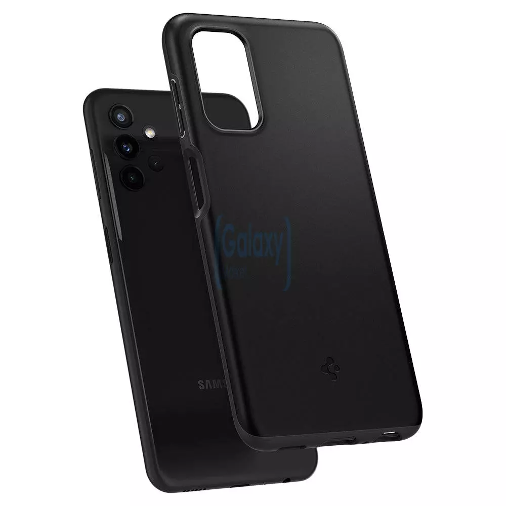 Протиударний чохол бампер Spigen Thin Fit для Samsung Galaxy A04s Black (Чорний) ACS04314