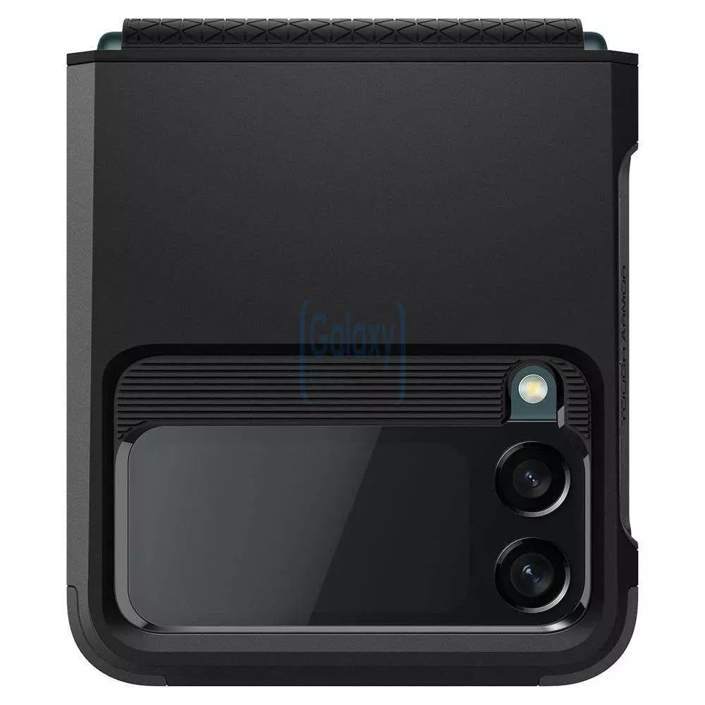 Чехол бампер для Samsung Galaxy Z Flip 3 Spigen Tough Armor Black (Черный) ACS03082