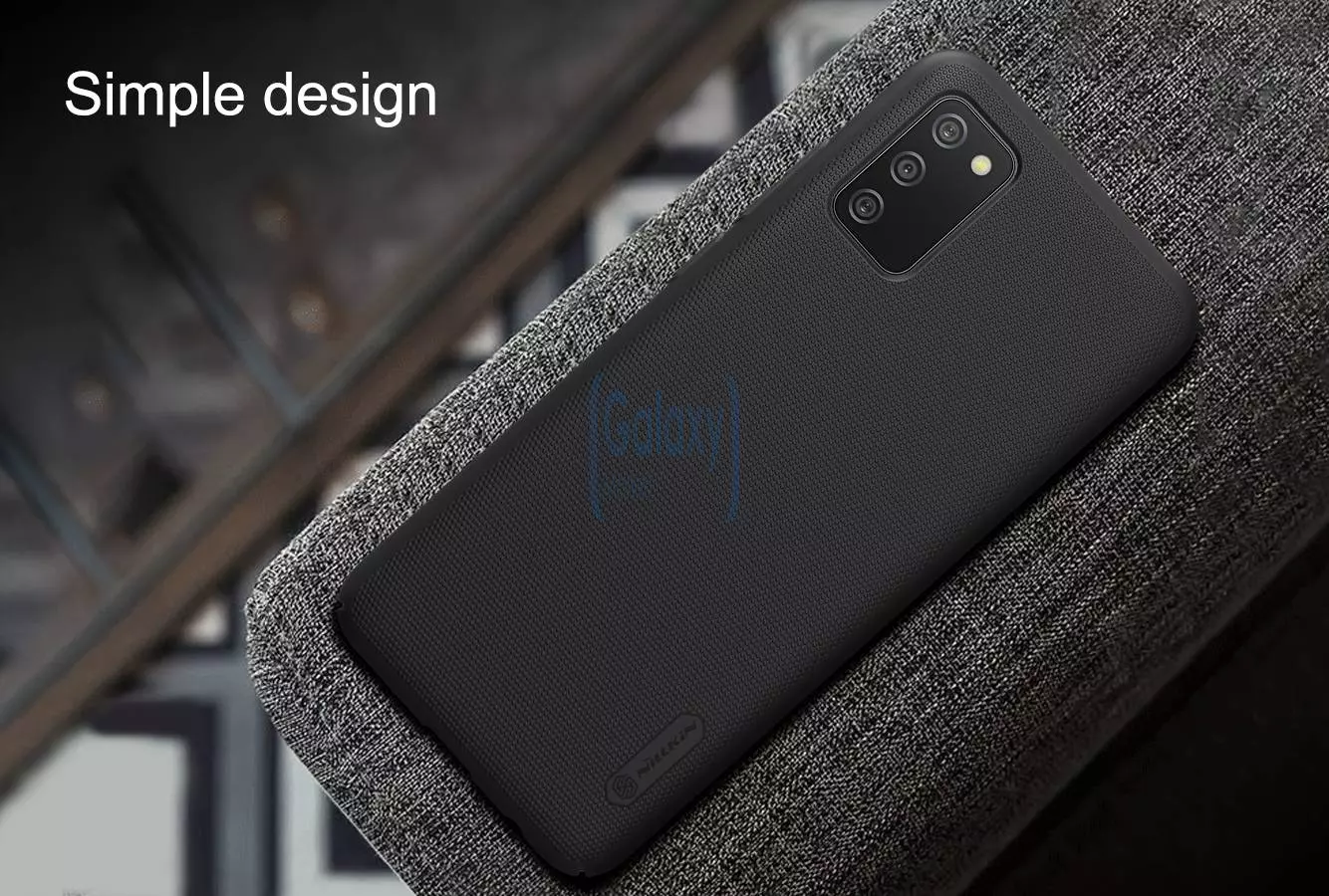 Чехол бампер для Samsung Galaxy A03s Nillkin Super Frosted Shield Blue (Синий) Чехол бампер для Samsung Galaxy A03s Nillkin Super Frosted Shield Blue (Синий)