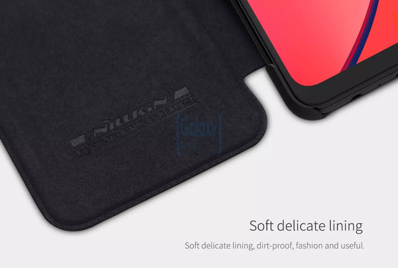 Чехол книжка Nillkin Qin Leather Case для Samsung Galaxy M62 Red (Красный)