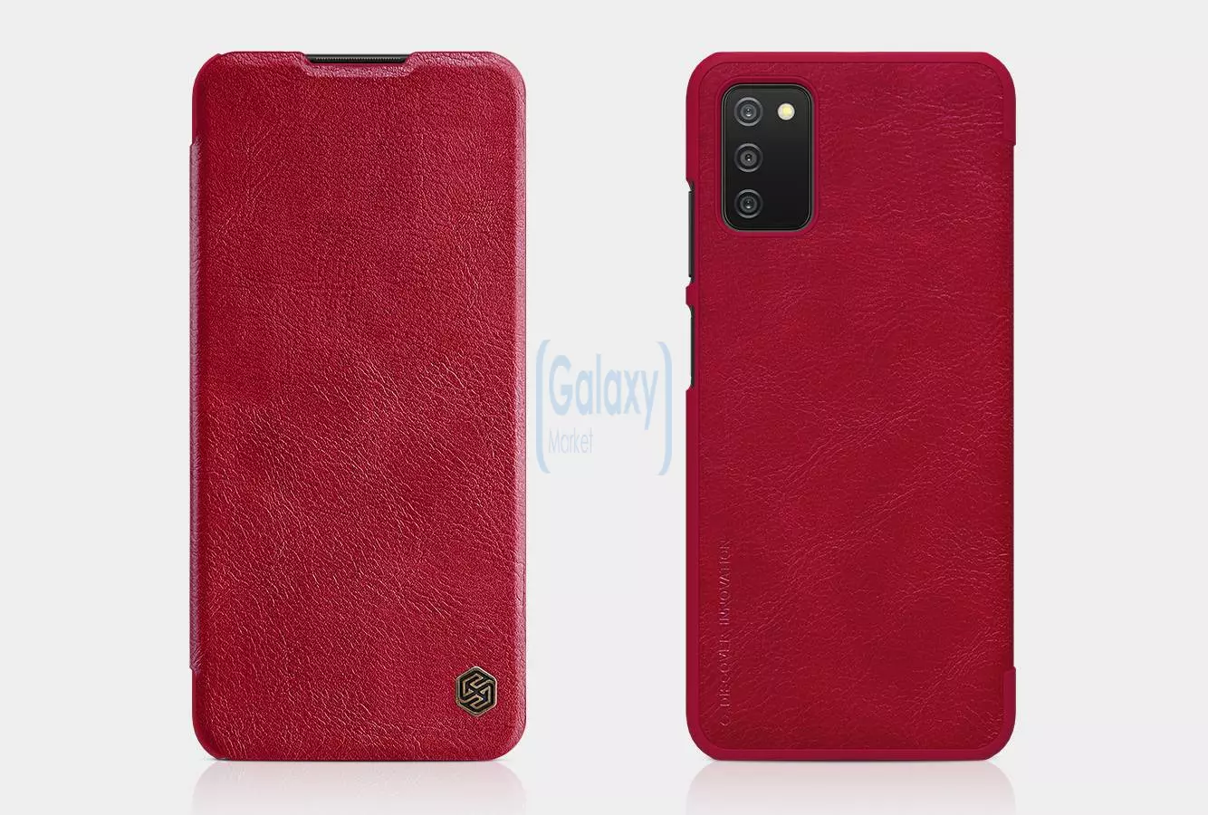 Чехол книжка для Samsung Galaxy A03s Nillkin Qin Brown (Коричневый) Чехол книжка для Samsung Galaxy A03s Nillkin Qin Brown (Коричневый)