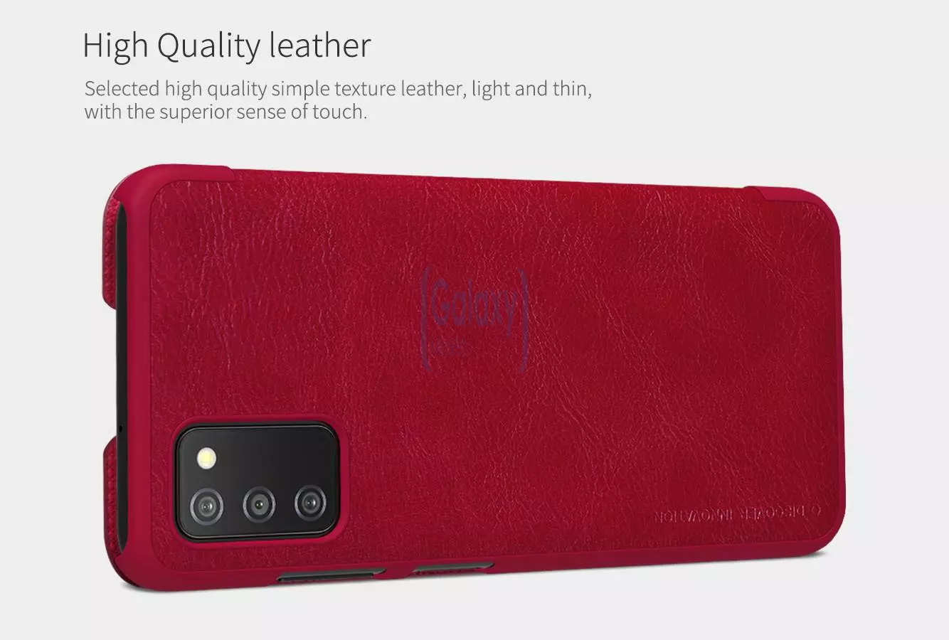 Чехол книжка для Samsung Galaxy A03s Nillkin Qin Black (Черный) Чехол книжка для Samsung Galaxy A03s Nillkin Qin Black (Черный)