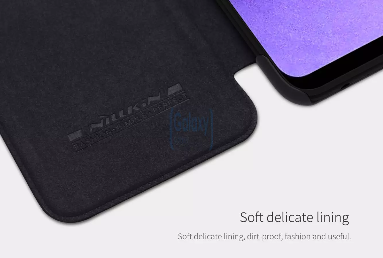 Чехол книжка для Samsung Galaxy A03s Nillkin Qin Black (Черный) Чехол книжка для Samsung Galaxy A03s Nillkin Qin Black (Черный)