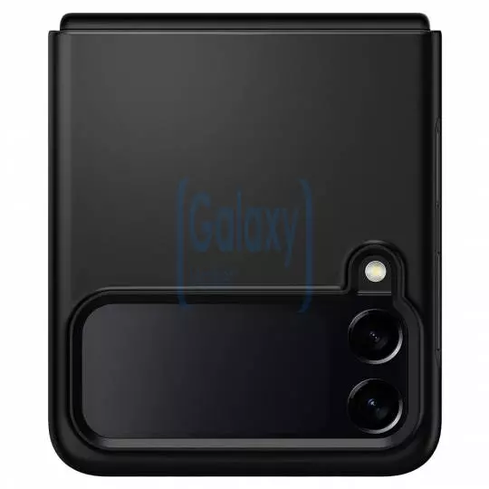 Оригінальний чохол бампер Spigen Air Skin для Samsung Galaxy Flip 3 Black (Чорний) ACS03408
