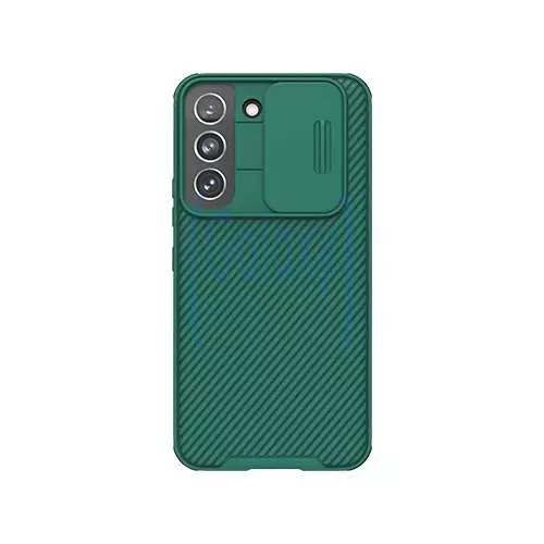 Протиударний чохол бампер Nillkin CamShield Pro (шторка на камеру) для Samsung Galaxy S22 Green (Зелений)