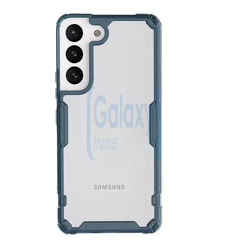 Чехол бампер Nillkin TPU Nature Pro для Samsung Galaxy S22 Blue (Синий)