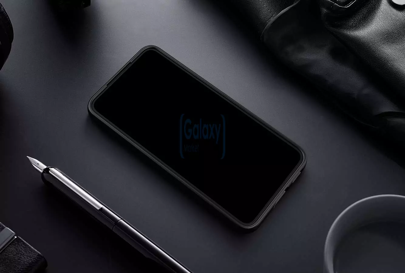 Чохол бампер Nillkin Synthetic Fiber для Samsung Galaxy S22 Black (Чорний)