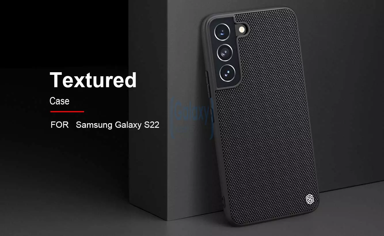 Чехол бампер Nillkin Textured для Samsung Galaxy S22 Black (Черный)