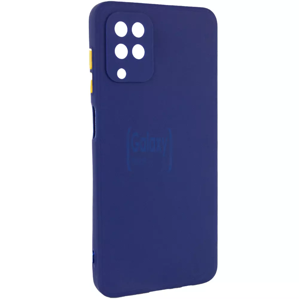 Протиударний чохол бампер Epik TPU Square Full Camera для Samsung Galaxy A22 Blue (Синій) Протиударний чохол бампер Epik TPU Square Full Camera для Samsung Galaxy A22 Blue (Синій)