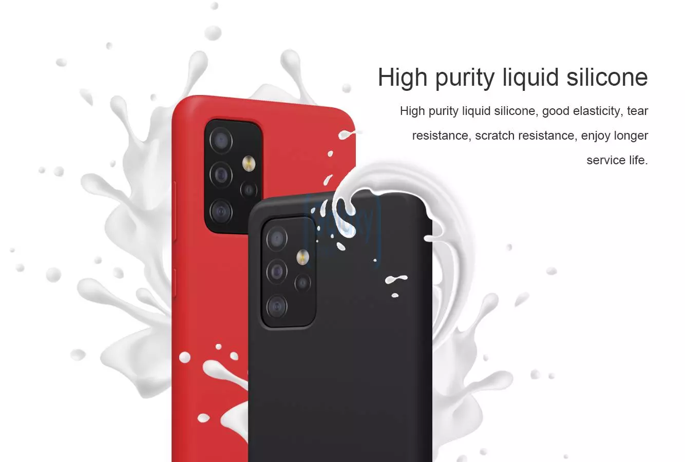 Чохол бампер Nillkin Flex для Samsung Galaxy A73 5G Black (Чорний)