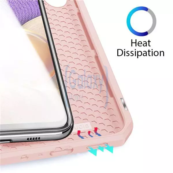 Чехол книжка для Samsung Galaxy A13 Dux Ducis Skin X Pink (Розовый) Чехол книжка для Samsung Galaxy A13 Dux Ducis Skin X Pink (Розовый)