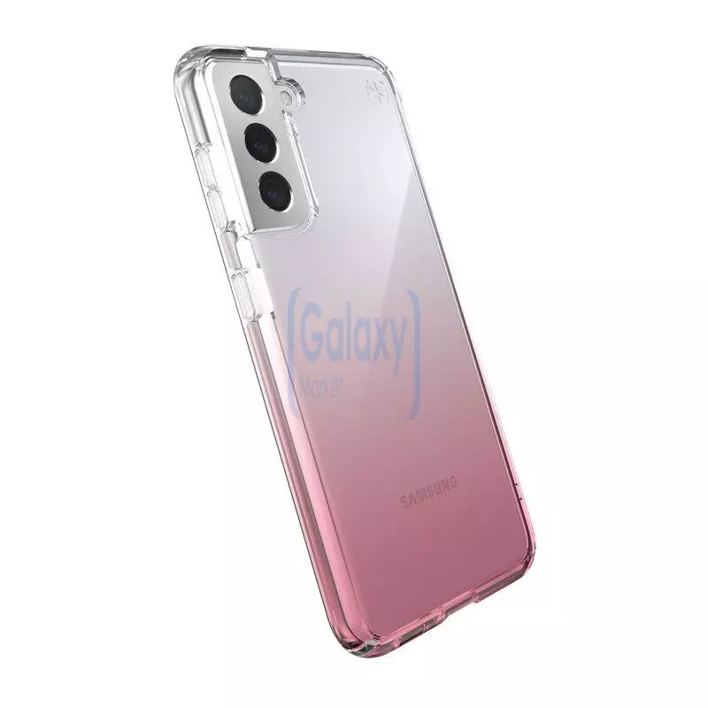 Чехол бампер Speck Presidio Perfect Case для Samsung Galaxy S21 Clear/Vintage Rose (Прозрачный/Винтаж Роза) Чехол бампер Speck Presidio Perfect Case для Samsung Galaxy S21 Clear/Vintage Rose (Прозрачный/Винтаж Роза)