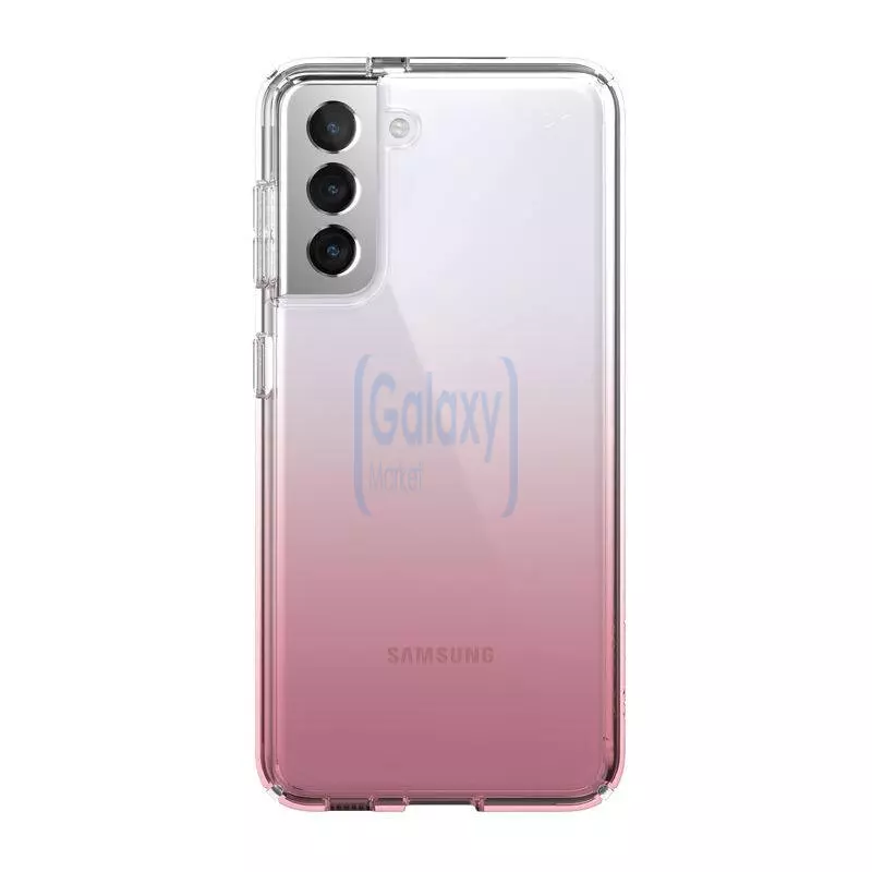 Чехол бампер Speck Presidio Perfect Case для Samsung Galaxy S21 Clear/Vintage Rose (Прозрачный/Винтаж Роза) Чехол бампер Speck Presidio Perfect Case для Samsung Galaxy S21 Clear/Vintage Rose (Прозрачный/Винтаж Роза)