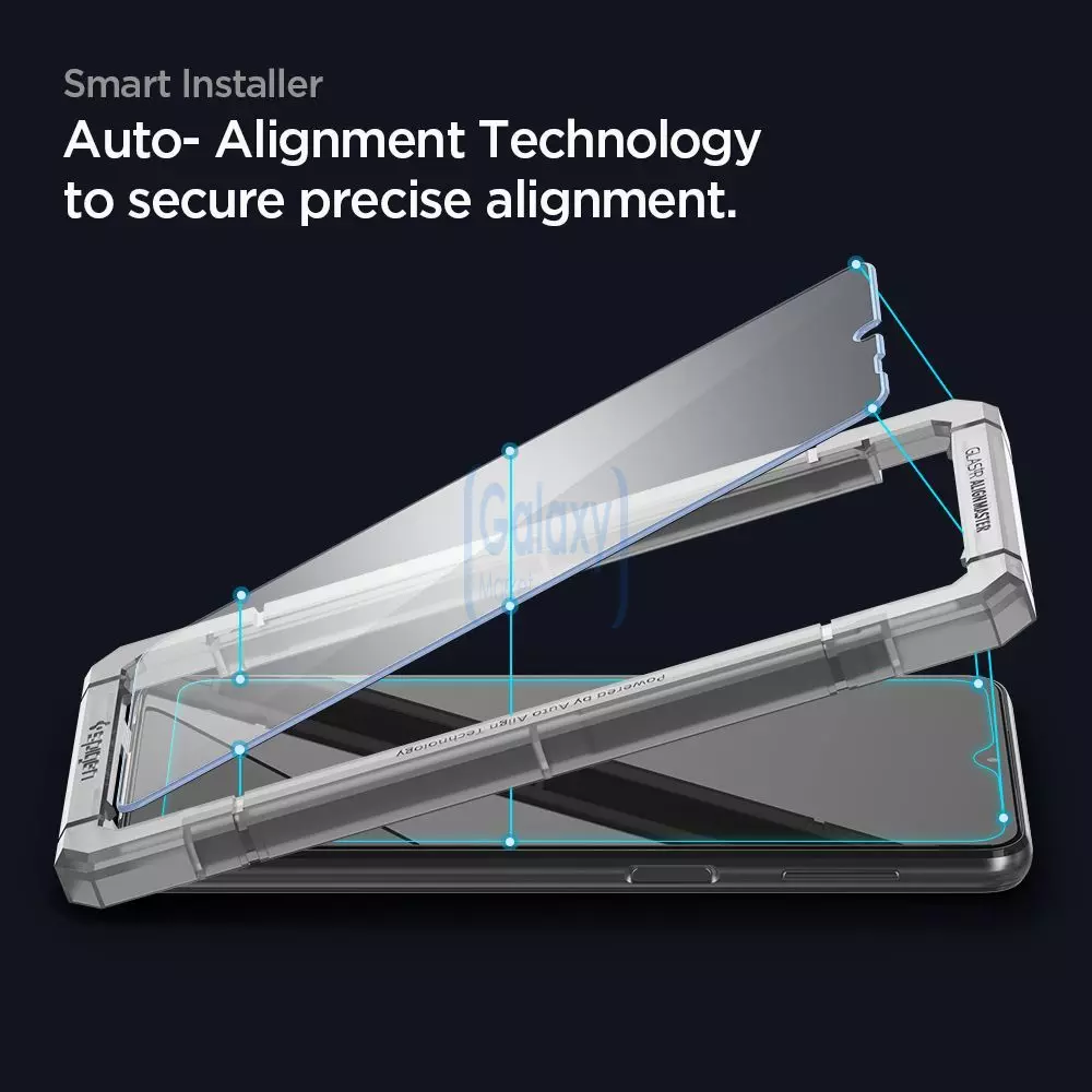 Защитное стекло для Samsung Galaxy M12 Spigen ALM GLAS.TR SLIM 2-PACK Crystal Clear (Прозрачный) AGL02827