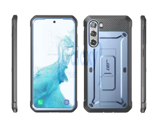 Протиударний чохол бампер Supcase Unicorn Beetle PRO для Samsung Galaxy S23 Plus Metallic Blue (Металевий Синій)