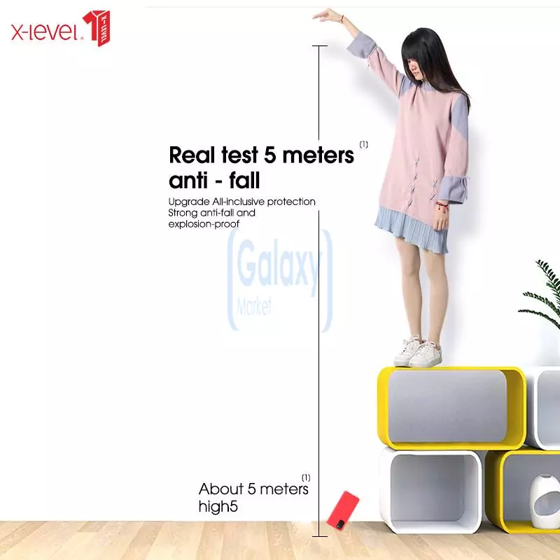 Чехол бампер для Samsung Galaxy A03s X-Level Silicone Red (Красный)