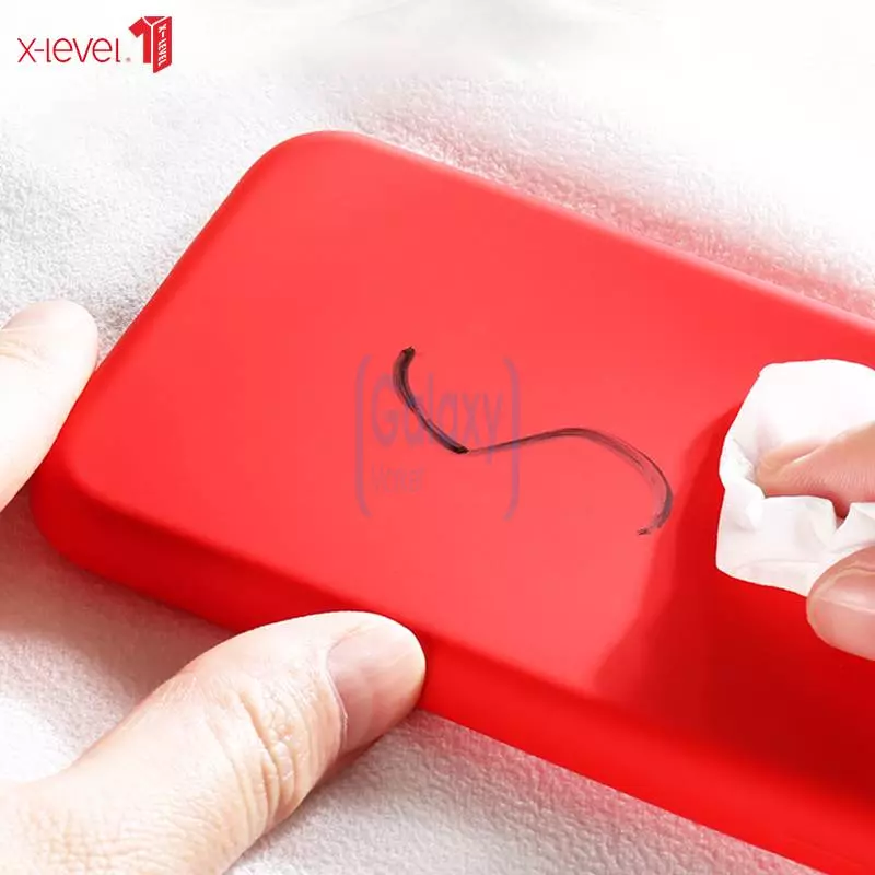 Чехол бампер для Samsung Galaxy A03s X-Level Silicone Red (Красный)