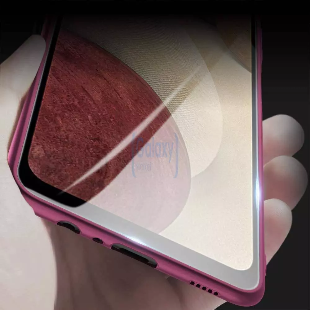 Чехол бампер для Samsung Galaxy M32 X-level Matte Vine Red (Винный)