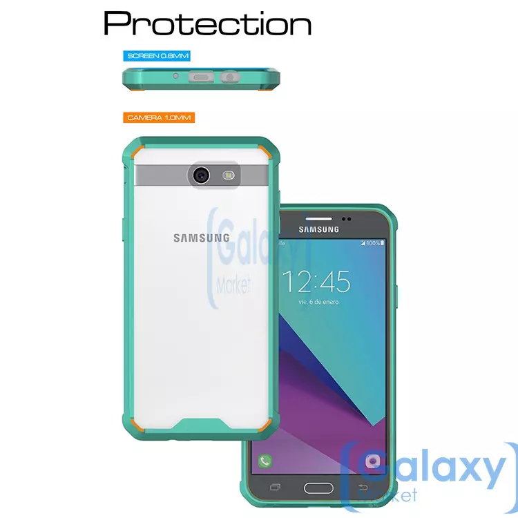 Чехол бампер Anomaly Fusion Case для Samsung Galaxy J5 2017 (J530) Green (Зеленый)