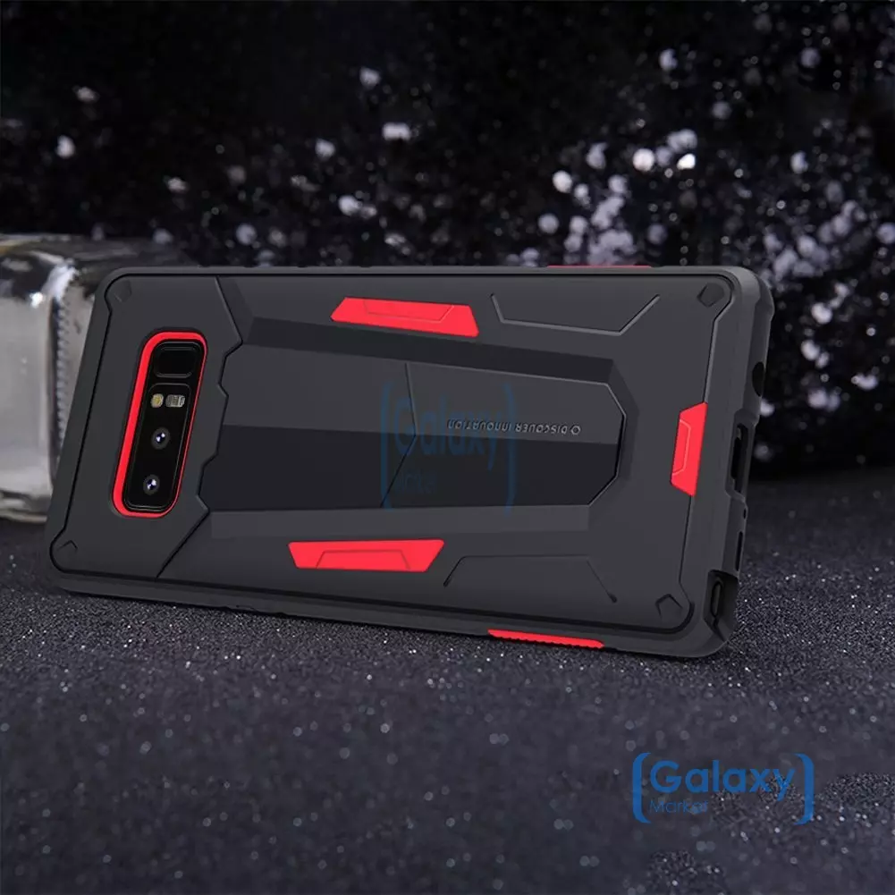Чехол бампер Nillkin Defender Case для Samsung Galaxy Note 8 Red (Красный)