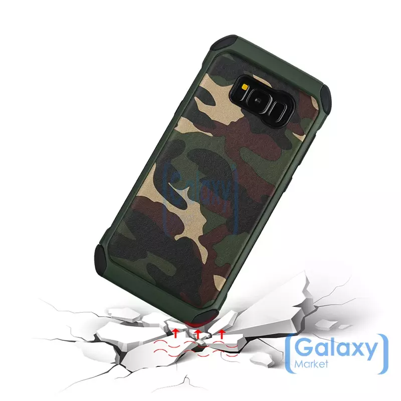 Чехол бампер NX Case Camouflage Case для Samsung Galaxy S8 Plus Blue (Синий)