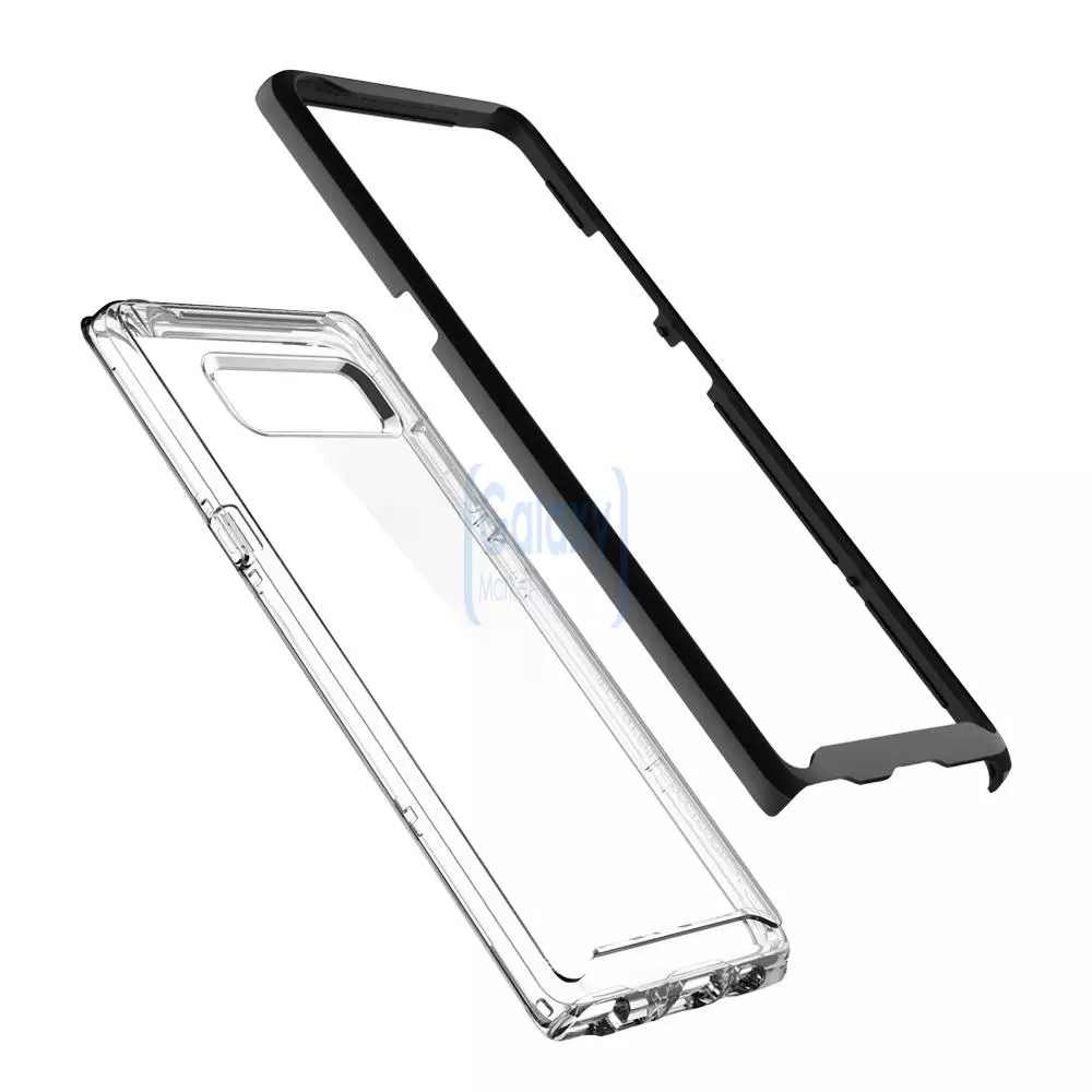 Чехол бампер Spigen Case Neo Hybrid Crystal для Samsung Galaxy Note 8 Black (Черный)