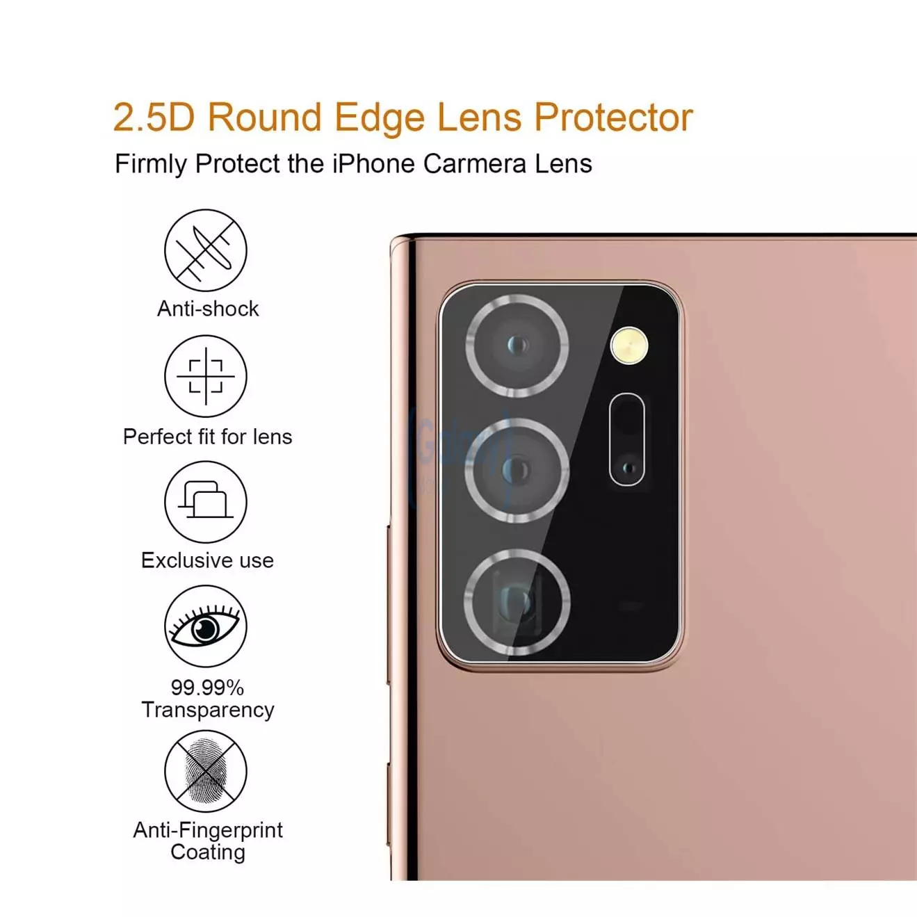 Защитное стекло для камеры Anomaly Camera Glass для Samsung Galaxy Note 20 Ultra