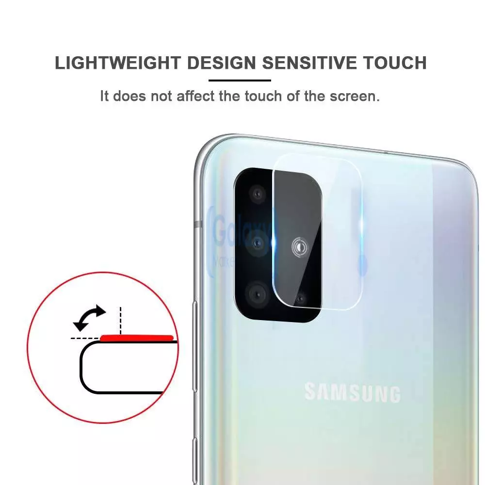 Защитное стекло на камеру для Samsung Galaxy M52 Anomaly Camera Glass Crystal Clear (Прозрачный)