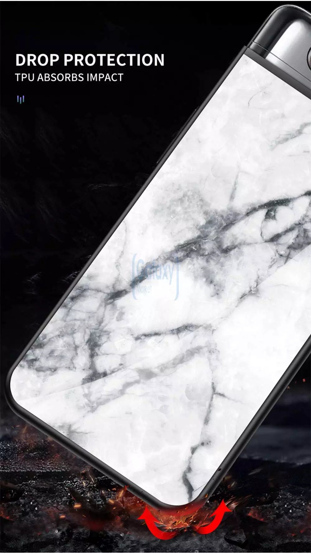 Чехол бампер Anomaly Cosmo для Samsung Galaxy A80 White (Белый)