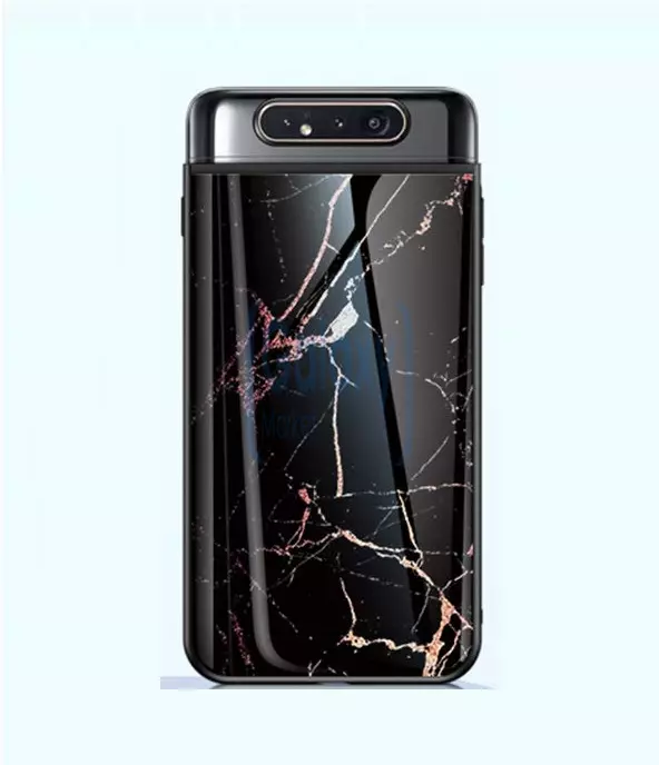Чехол бампер Anomaly Cosmo для Samsung Galaxy A90 Black & Gold (Черный & Золотой)