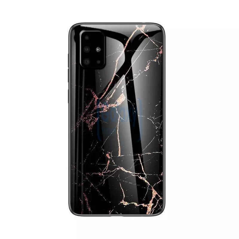 Чехол бампер Anomaly Cosmo для Samsung Galaxy S20 Black & Gold (Черный & Золотой)