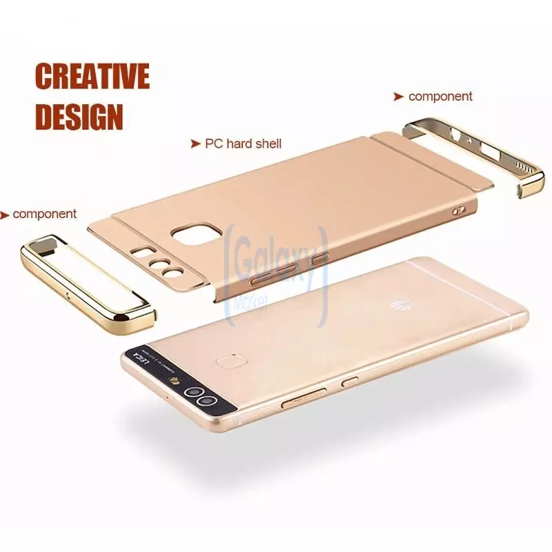Чехол бампер Mofi Electroplating Case для Samsung Galaxy S9 Rose Gold (Розовое золото)