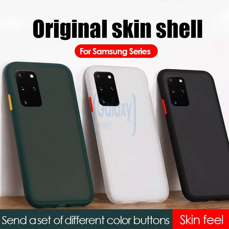 Чехол бампер для Samsung Galaxy A32 Anomaly Fresh Line Dark Green (Темно Зеленый)