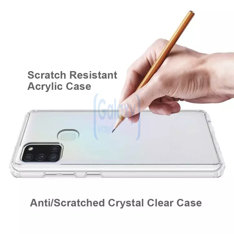 Чехол бампер Anomaly Fusion для Samsung Galaxy A21s Clear (Прозрачный)