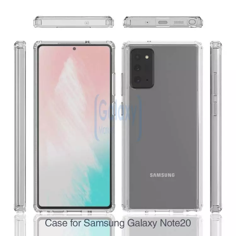 Чехол бампер Anomaly Fusion для Samsung Galaxy Note 20 Ultra Clear (Прозрачный)