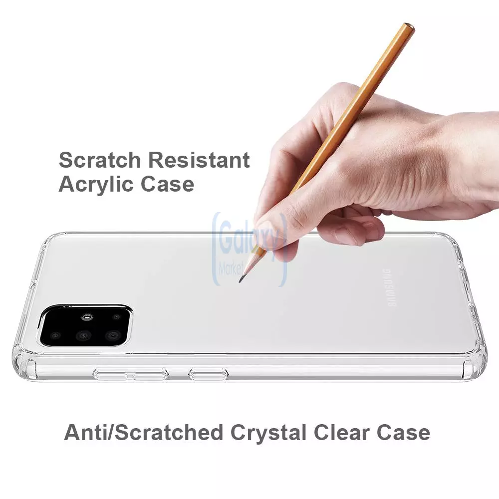 Чехол бампер Anomaly Fusion для Samsung Galaxy A71 Clear (Прозрачный)