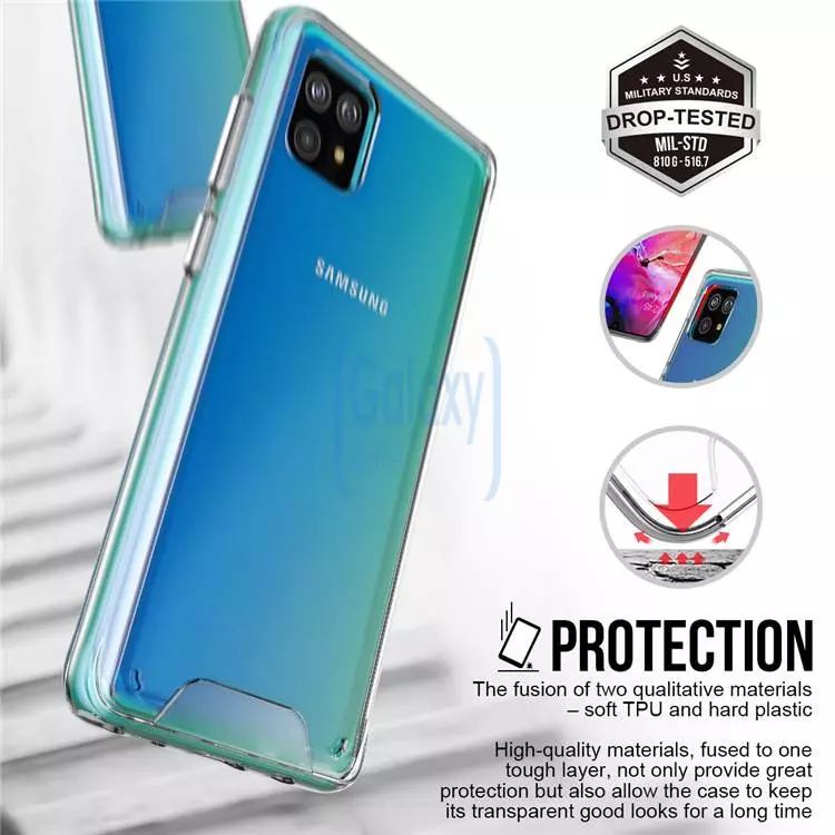 Чехол бампер Anomaly Fusion для Samsung Galaxy Note 10 Lite Clear (Прозрачный)