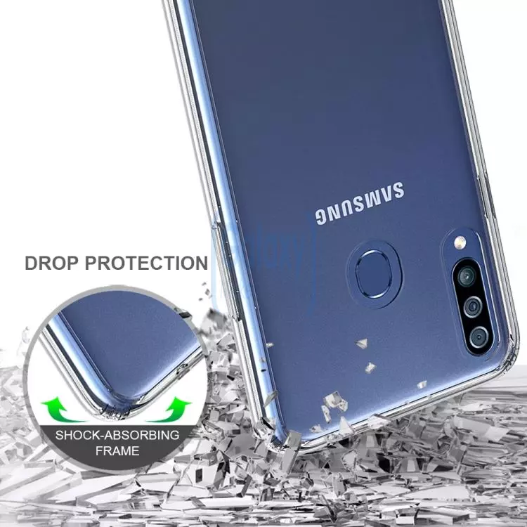 Чехол бампер Anomaly Fusion для Samsung Galaxy M11 Clear (Прозрачный)