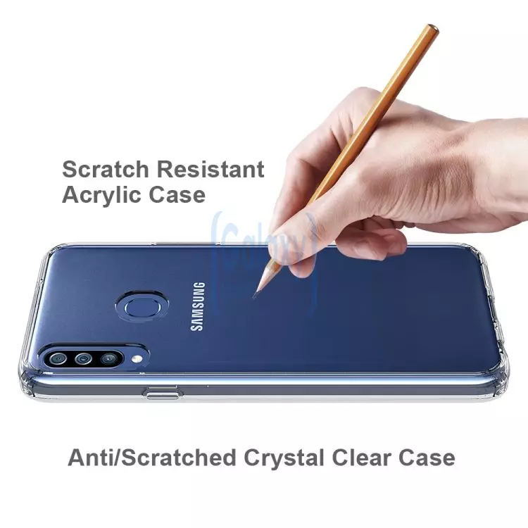 Чехол бампер Anomaly Fusion для Samsung Galaxy M11 Clear (Прозрачный)