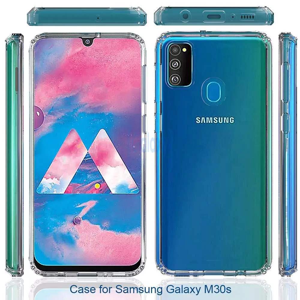 Чехол бампер Anomaly Fusion для Samsung Galaxy M21 Clear (Прозрачный)