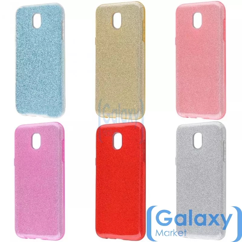 Чехол бампер Anomaly Glitter Case для Samsung Galaxy J7 2017 Gold (Золотой)
