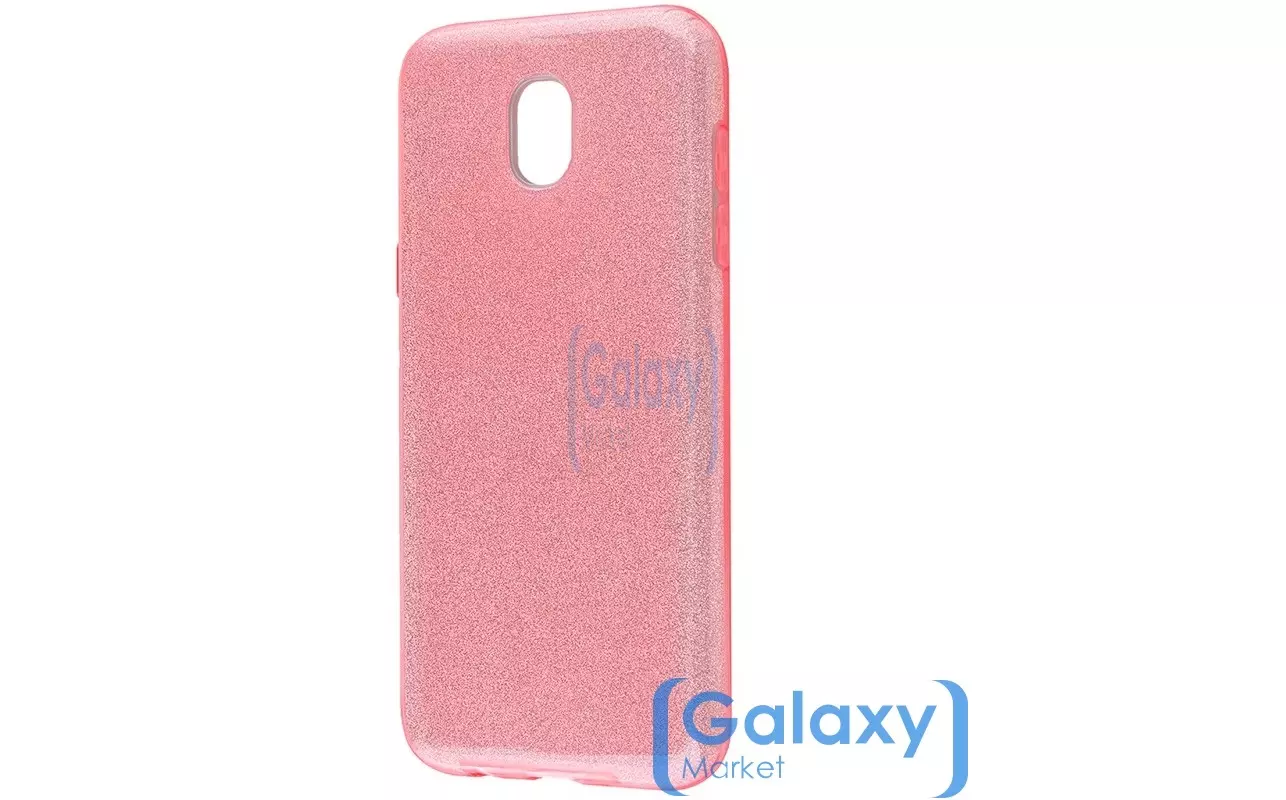 Чехол бампер Anomaly Glitter Case для Samsung Galaxy J3 2017 Pink (Розовый)