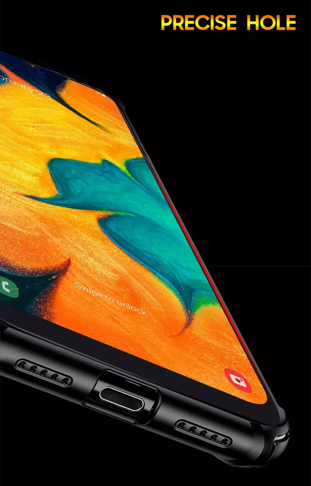 Чехол бампер Anomaly Hybrid S для Samsung Galaxy A50 Blue (Синий)