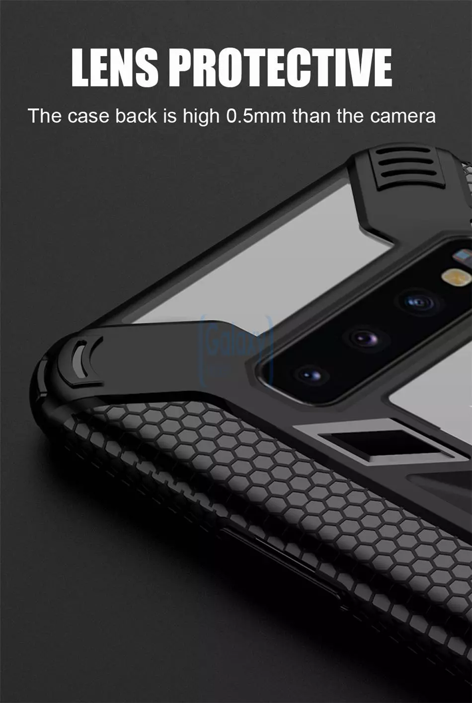 Чехол бампер Anomaly Hybrid S для Samsung Galaxy S10 Red (Красный)