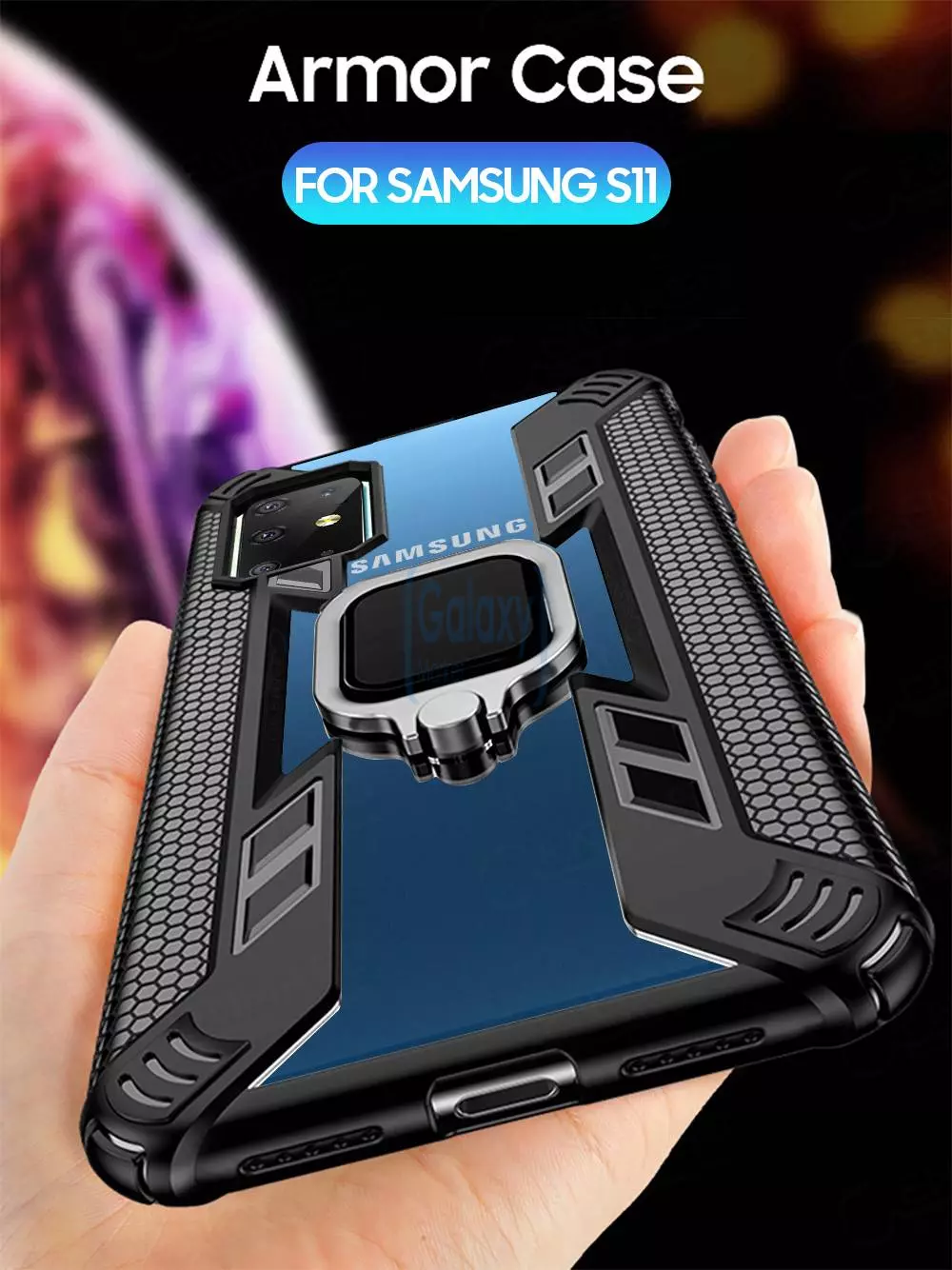 Чехол бампер Anomaly Hybrid S для Samsung Galaxy S20 Ultra Black (Черный) Чехол бампер Anomaly Hybrid S для Samsung Galaxy S20 Ultra Black (Черный)