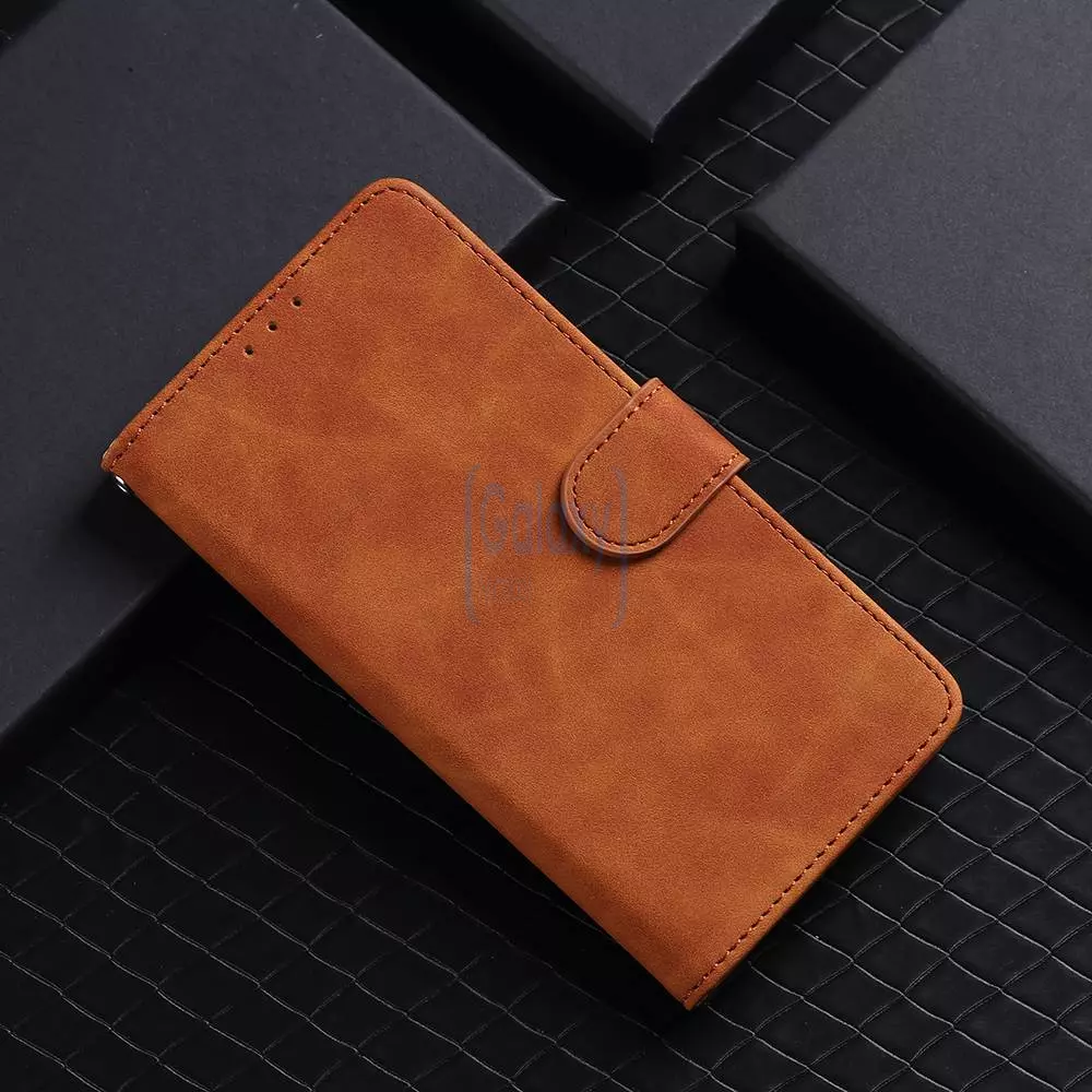 Чехол книжка для Samsung Galaxy M31s Anomaly Leather Book Brown (Коричневый)