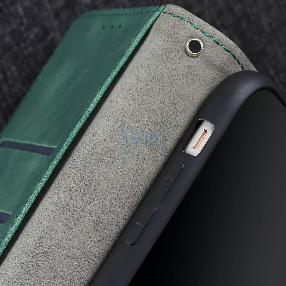 Чехол книжка для Samsung Galaxy Note 10 Lite Anomaly Leather Book Green (Зеленый)
