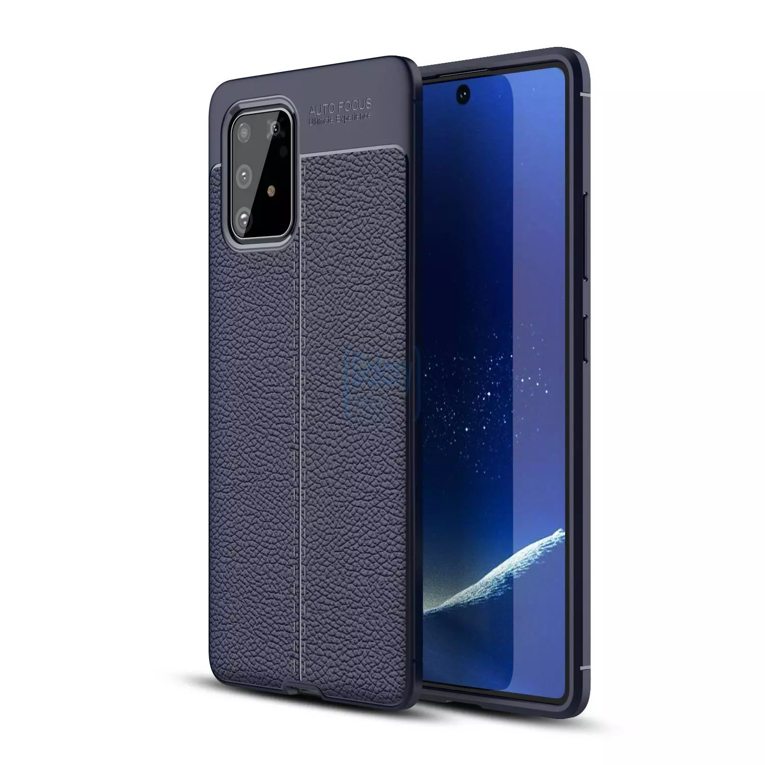 Чехол бампер Anomaly Leather Fit Case для Samsung Galaxy S10 Lite Blue (Синий)