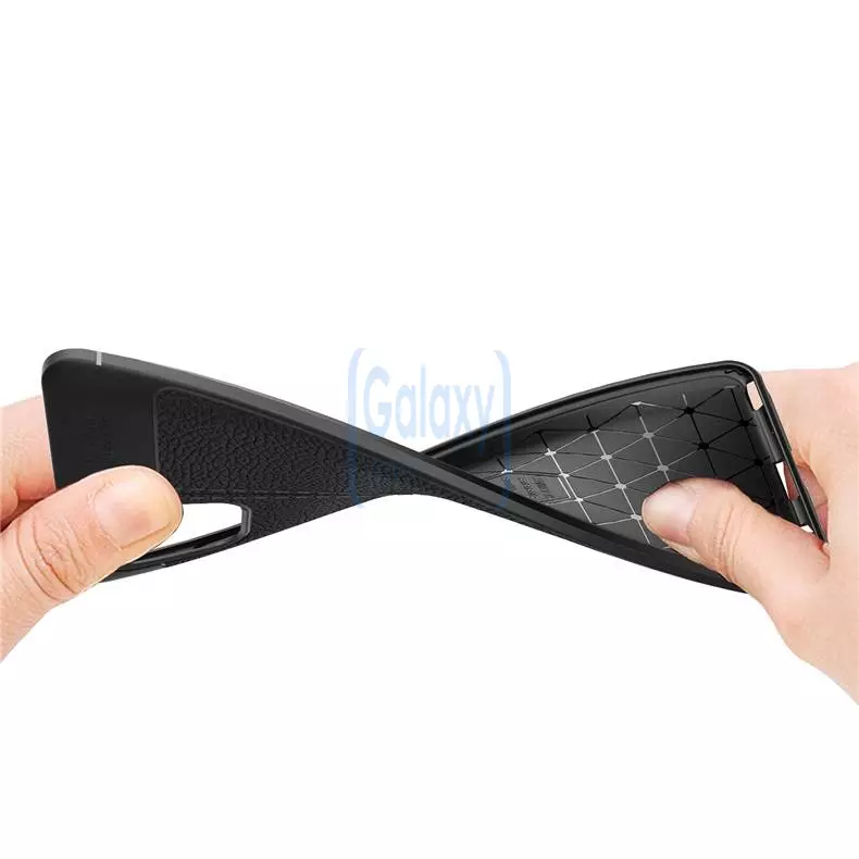 Чехол бампер Anomaly Leather Fit Case для Samsung Galaxy Note 10 Lite Black (Черный)